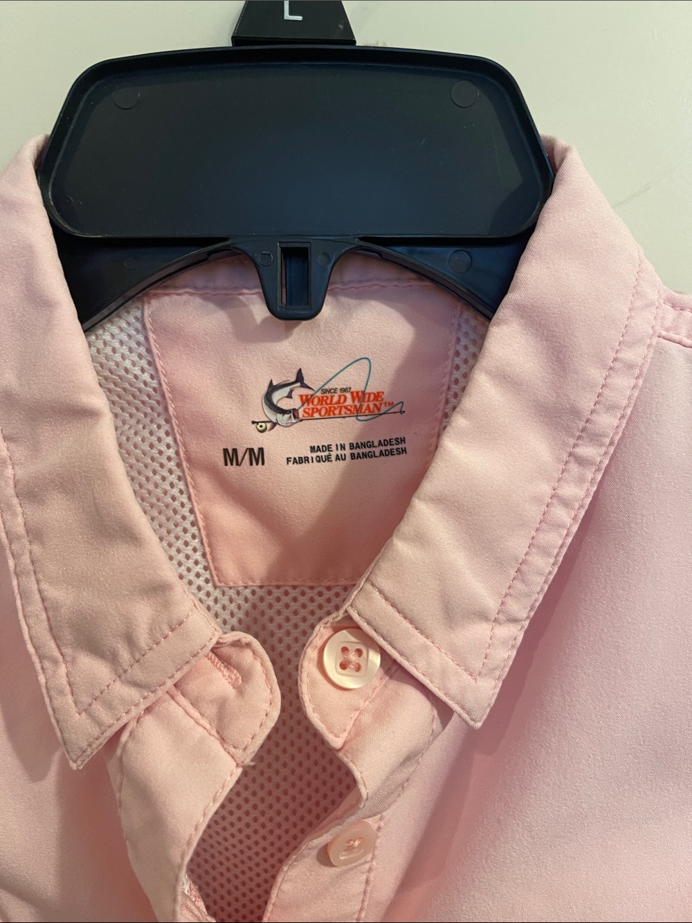 Girls' Light Pink Button-Front Shirt by Bass Pro Shop - Picture 2 of 8